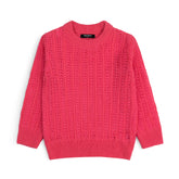 Girl's Sweater Textured Knit