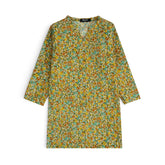 Girl's Floral Print Courtrai Kurta