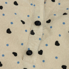 Girl's Heart and Polka Dot Courtrai Kurta