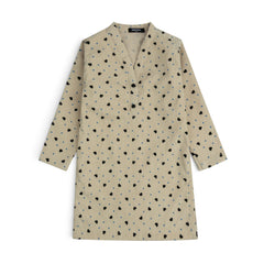 Girl's Heart and Polka Dot Courtrai Kurta