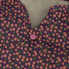 Girl's Floral Print Courtrai Kurta