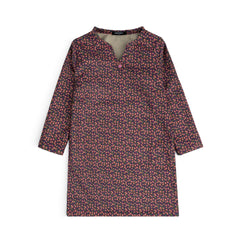 Girl's Floral Print Courtrai Kurta