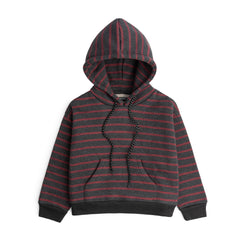 Boys' Striped Pullover Hoodie
