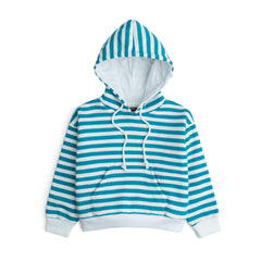 Boys' Striped Pullover Hoodie