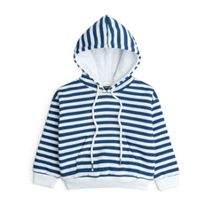 Boys' Striped Pullover Hoodie