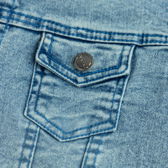 Boys Denim Sherpa -Lined Jacket