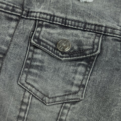 Boys Denim Sherpa Jacket