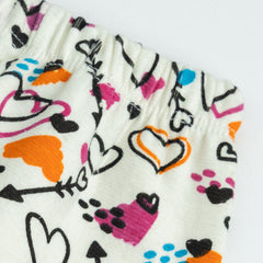 Girls Stretch Tights Printed