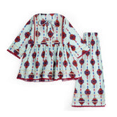 PLAZO SUIT GEOMETRIC PRINTED