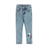 GIRLS JEANS EMBROIDED