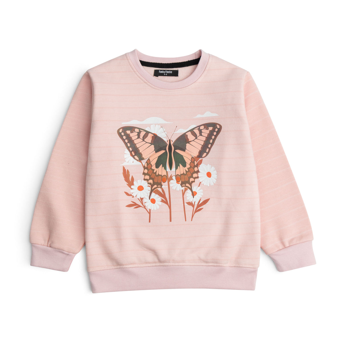 Sweatshirt Butterfly & Daisy