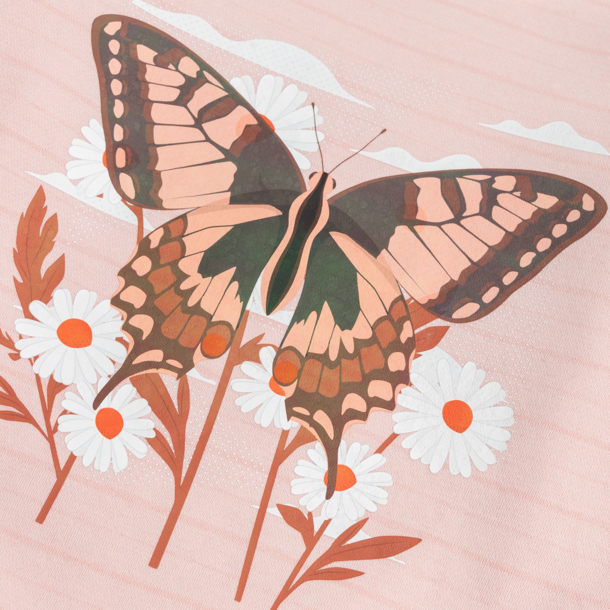 Sweatshirt Butterfly & Daisy