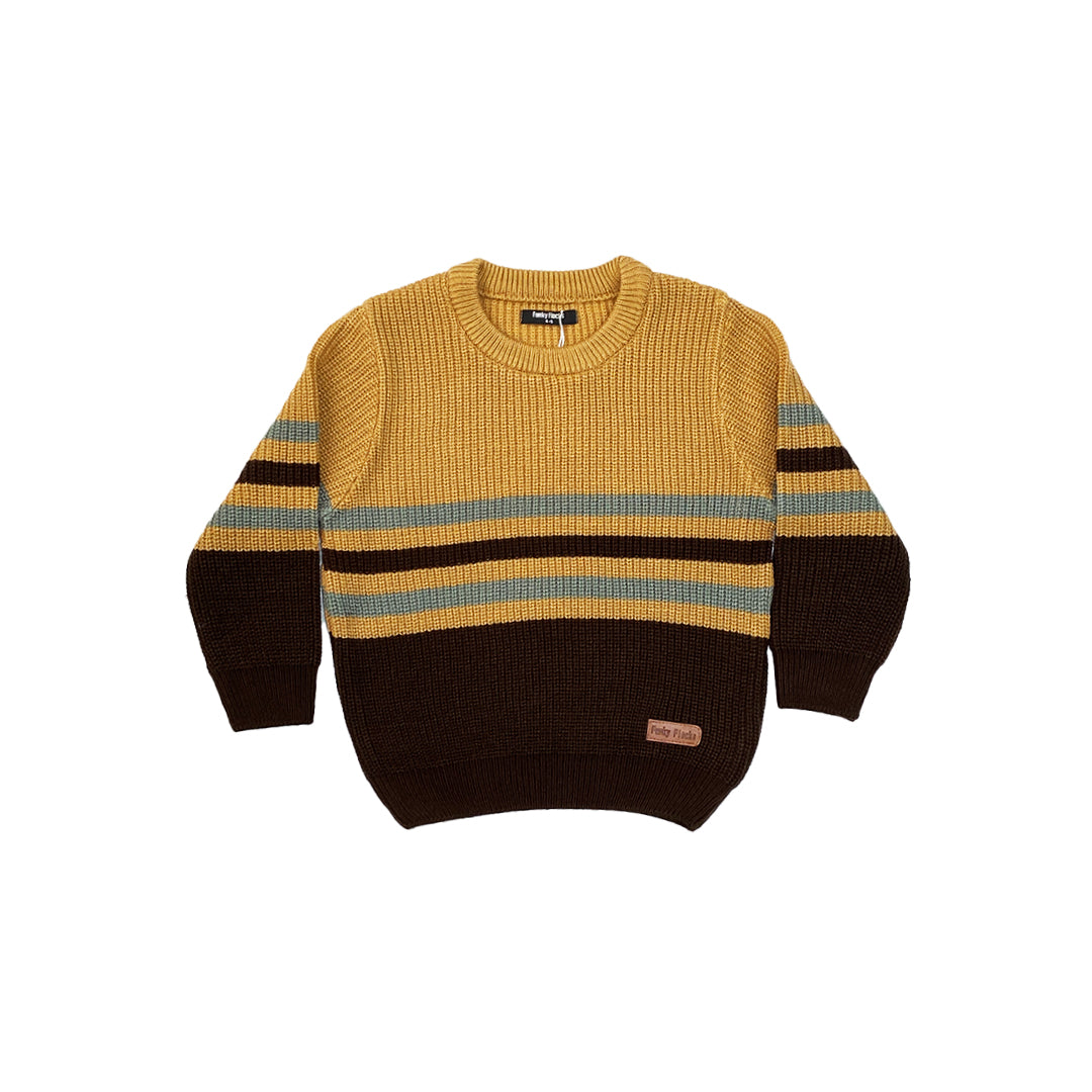 Funky Flocks REST BROWN SWEATER