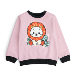Sweatshirt Cute Lion Graphic