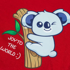 Sweatshirt Joy to the World koala