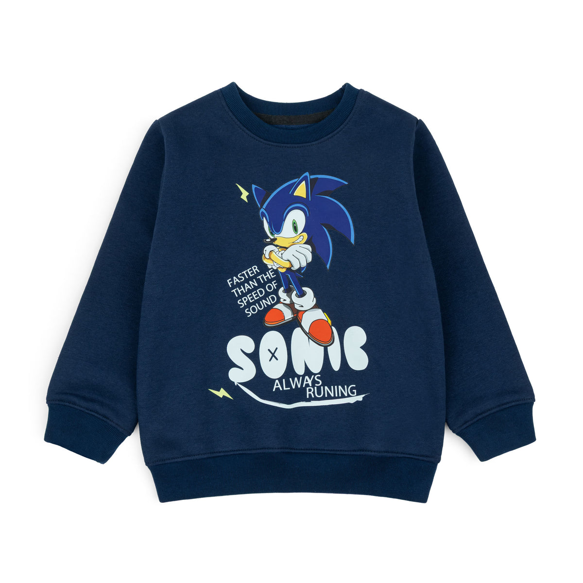 Sweatshirt Sonic Faster Than Speed