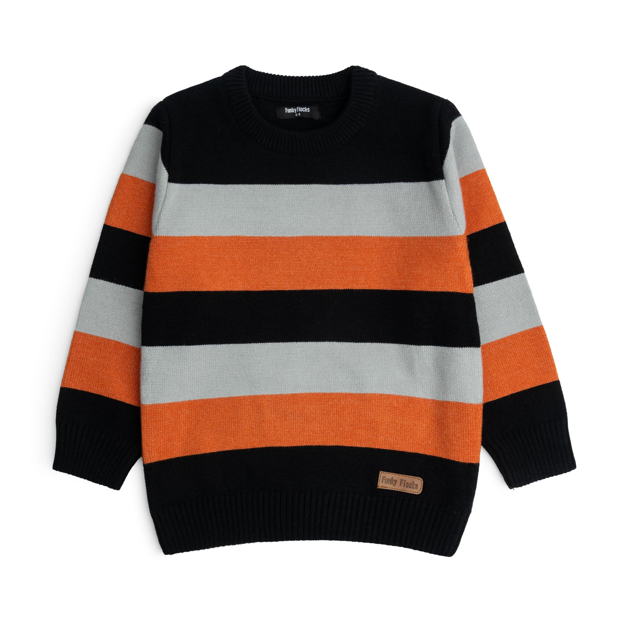 Sweater Striped Knitted