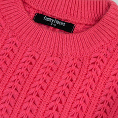 Girl's Sweater Textured Knit