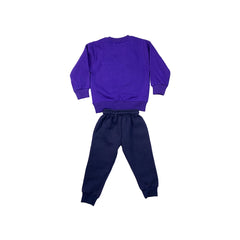 Funky Flocks FLEES TRACL SUIT PURPLE 3-4