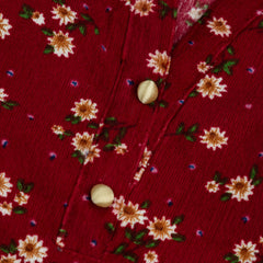 Girl's Floral Print Courtrai Kurta