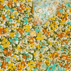 Girl's Floral Print Courtrai Kurta