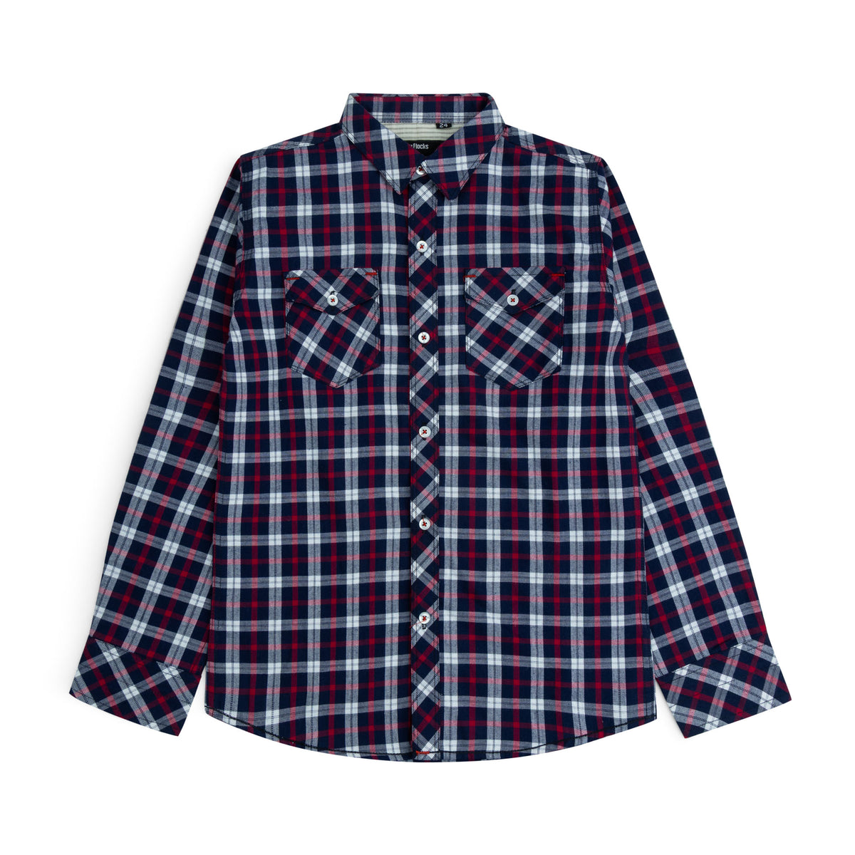 Boys Casual Shirt Flannel Plaid