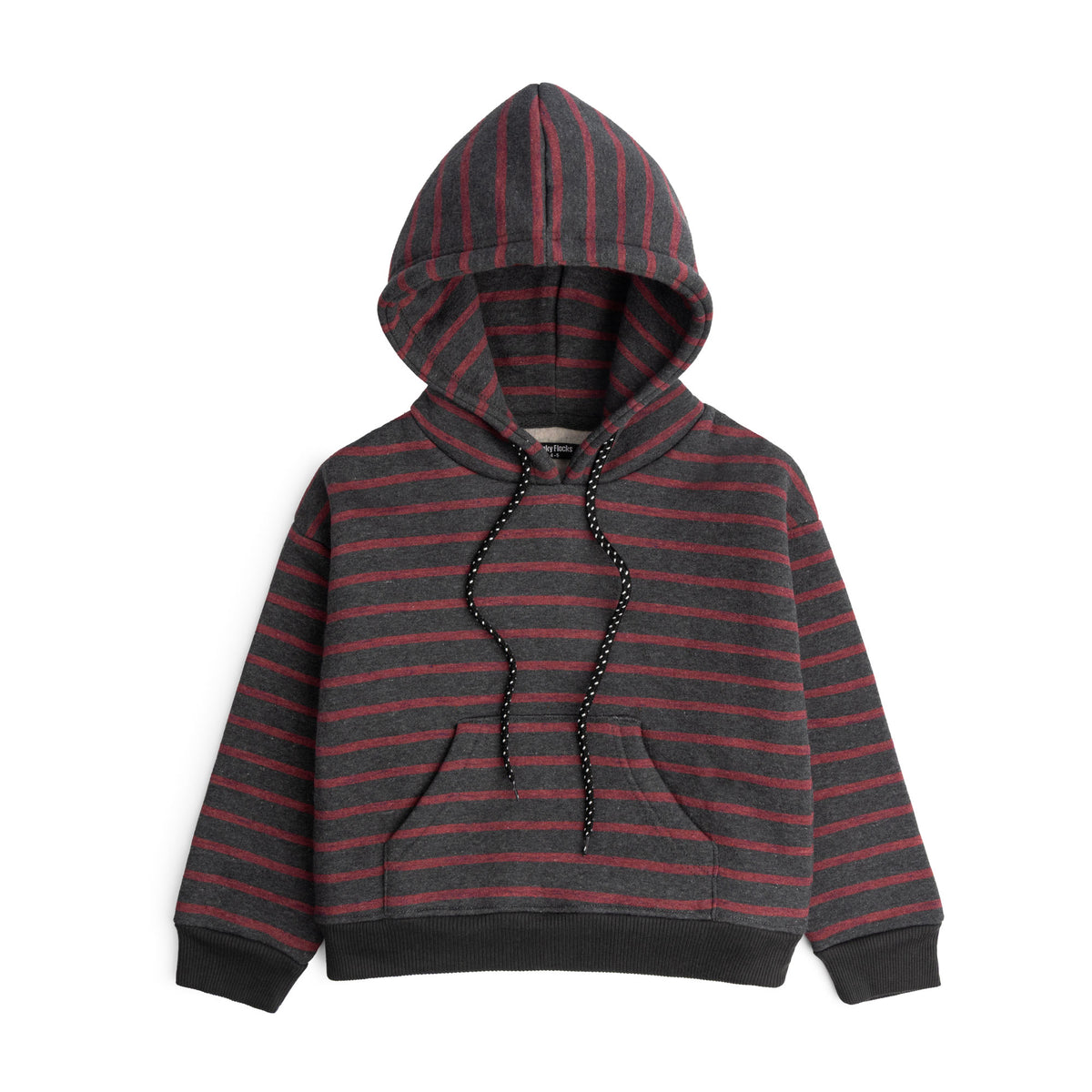 Boys' Striped Pullover Hoodie
