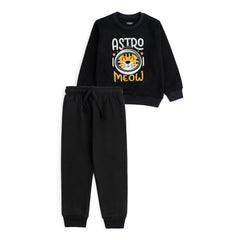 Boys' Fleece Tracksuite " Astro Meow"