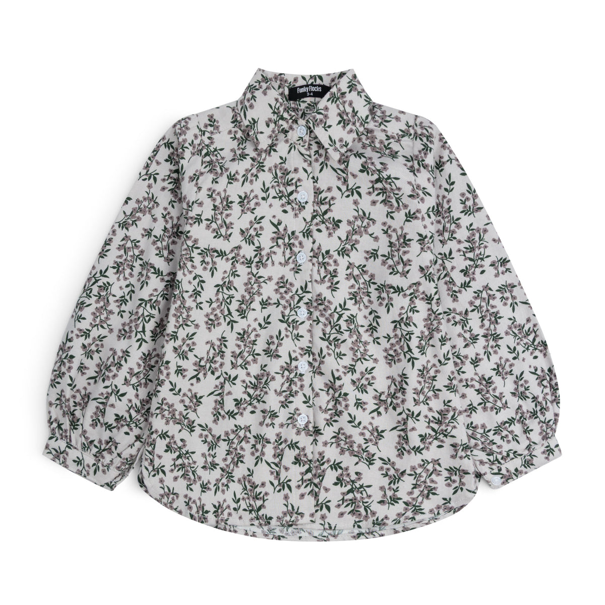 GIRLS CASUAL SHIRT FLORAL