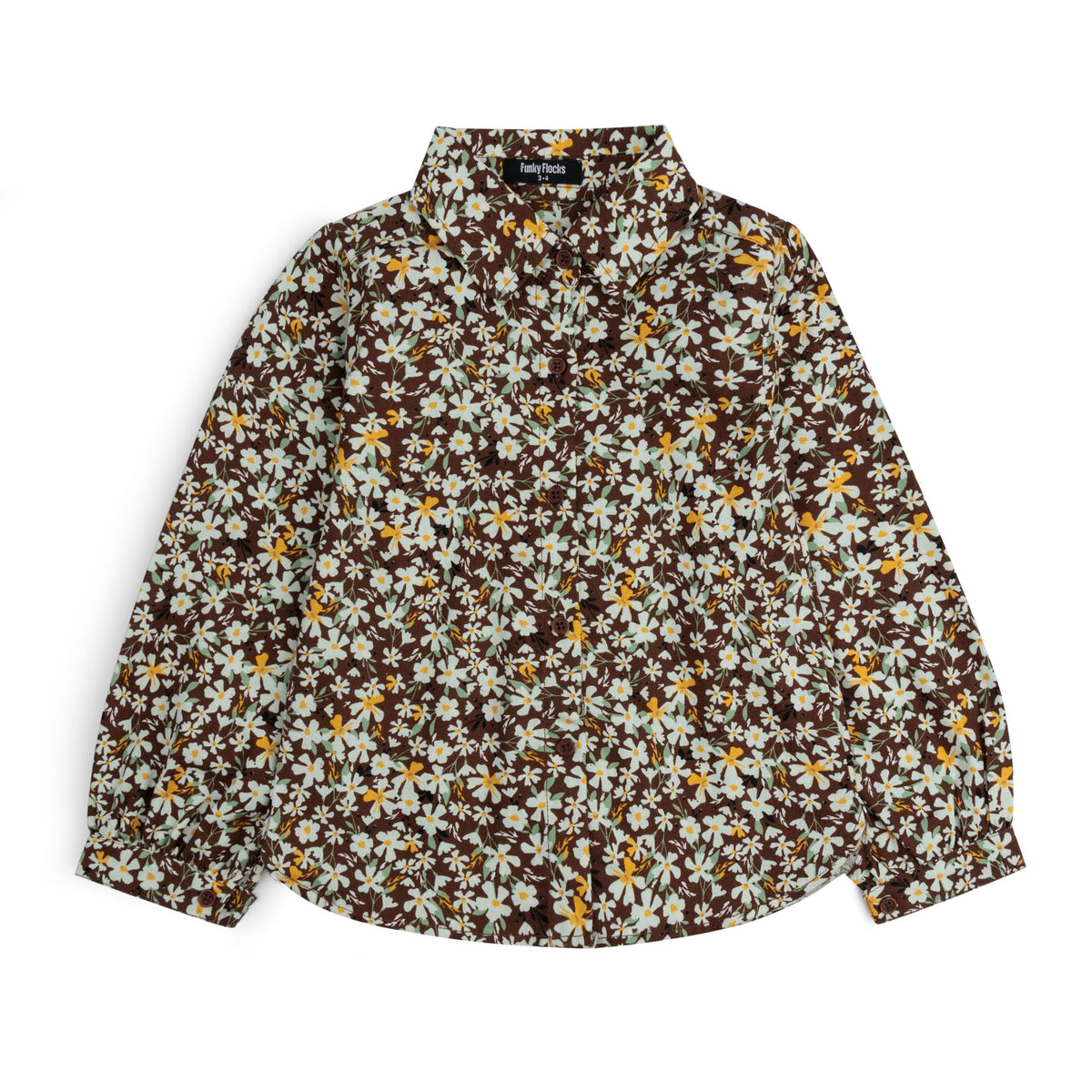 GIRLS CASUAL SHIRT FLORAL