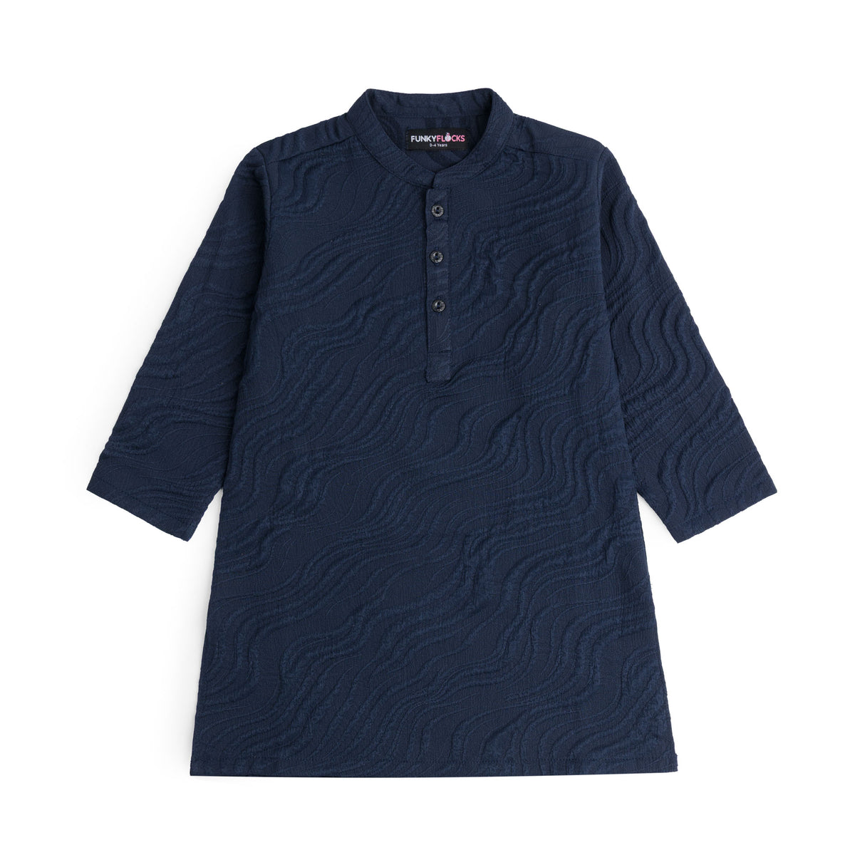 BOYS KURTA SELF - TEXTURE