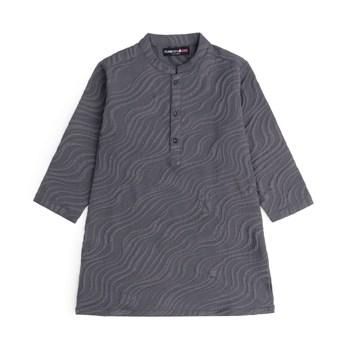BOYS KURTA SELF - TEXTURE