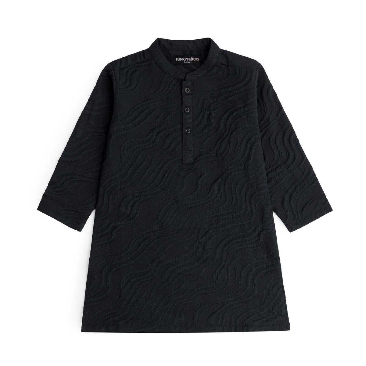 BOYS KURTA SELF - TEXTURE