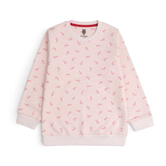 GIRLS SWEATSHIRT CANDY CANE