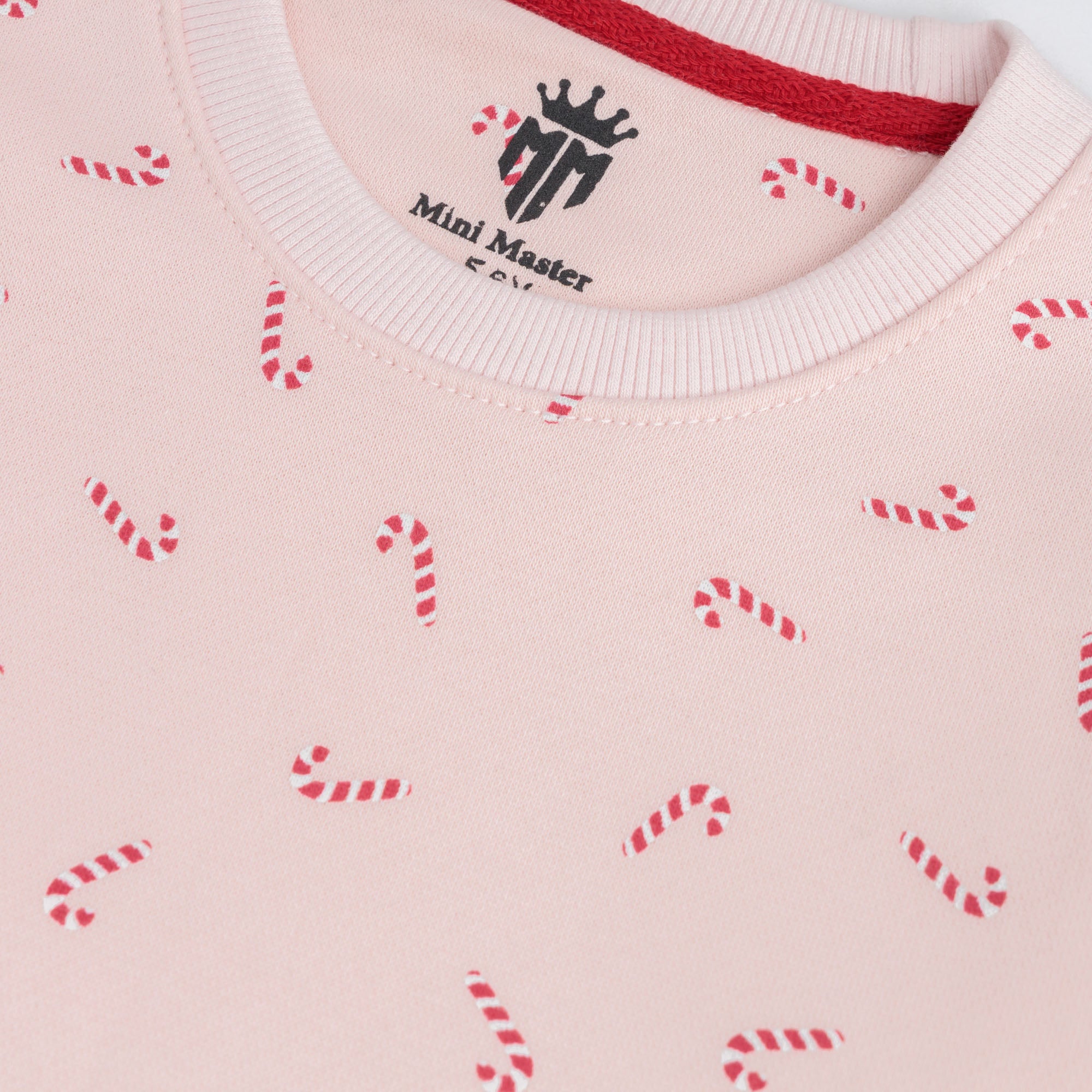 GIRLS SWEATSHIRT CANDY CANE