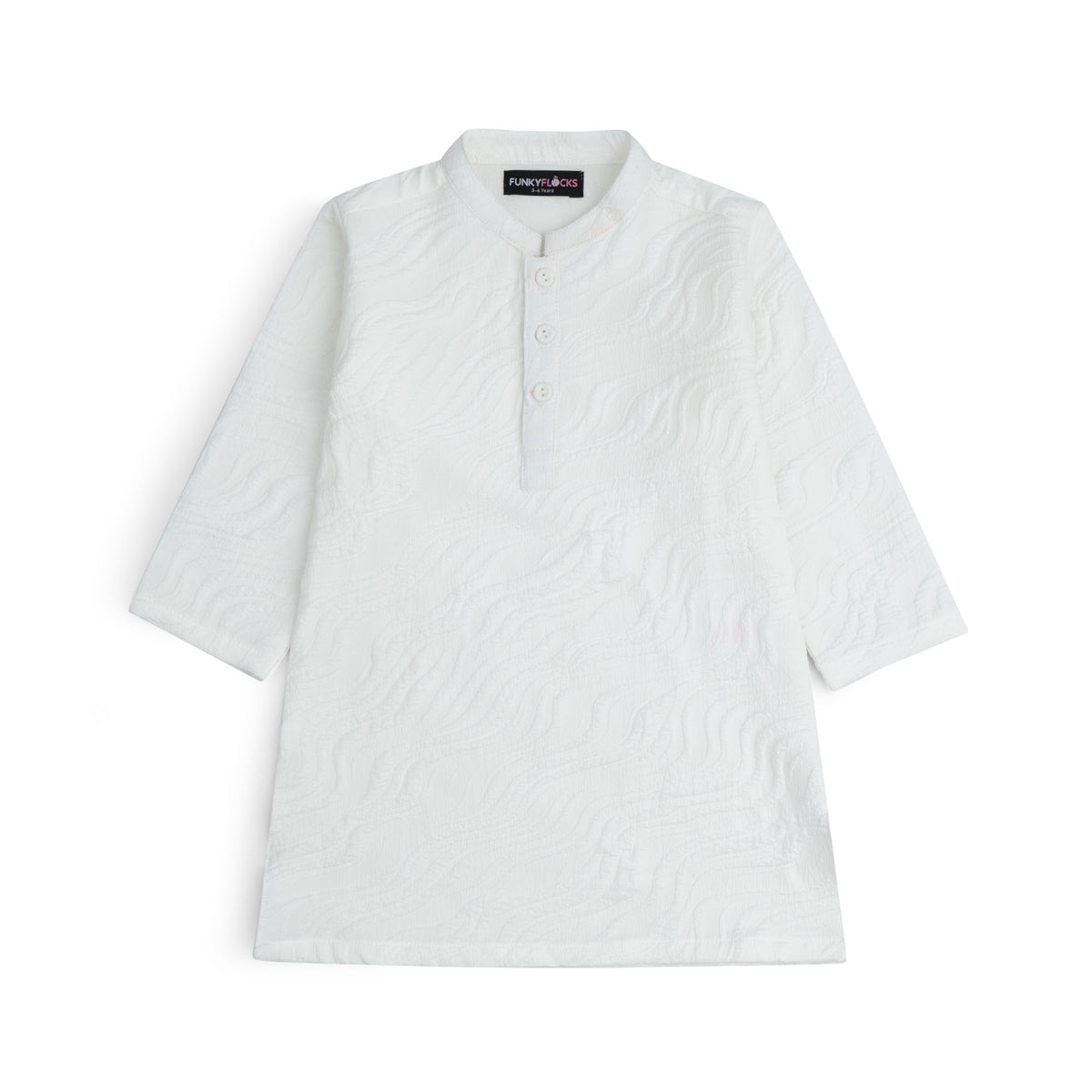 BOYS KURTA SELF - TEXTURE