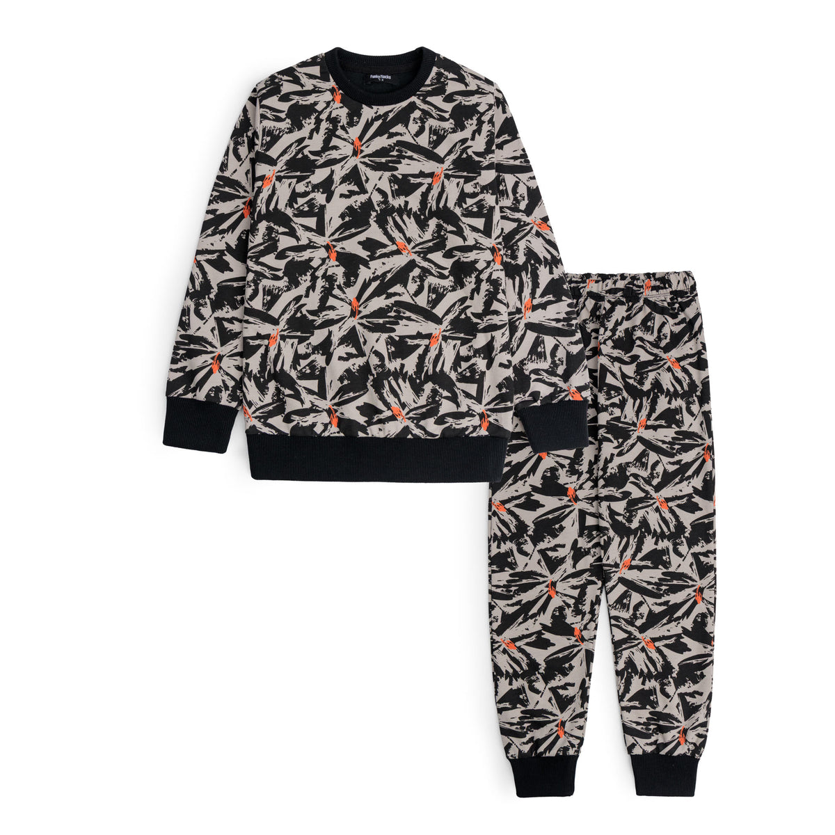 GIRLS TRACKSUIT LEAF PRINT