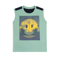 T-SHIRT SLEEVELESS