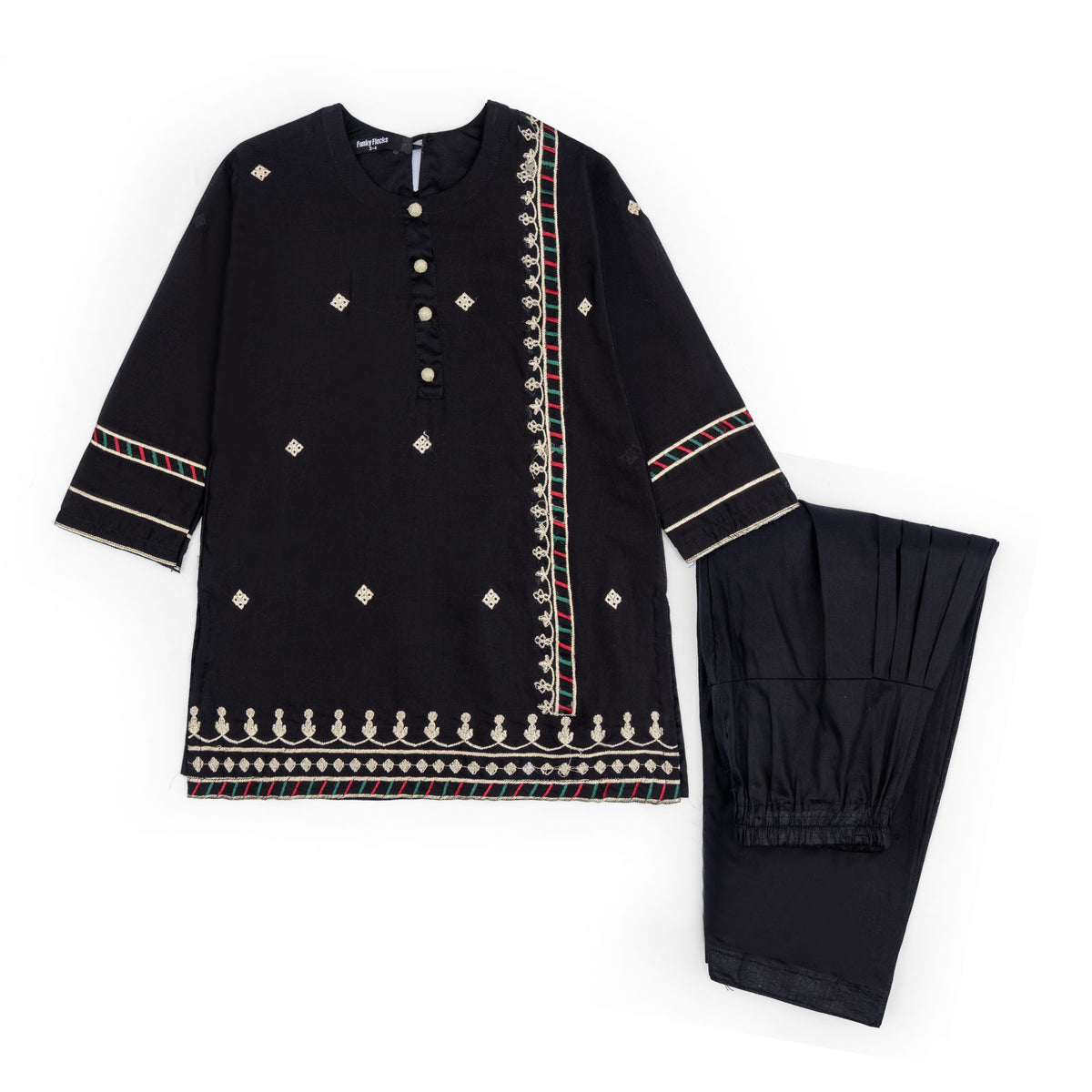 Girls EMBROIDERED SUIT