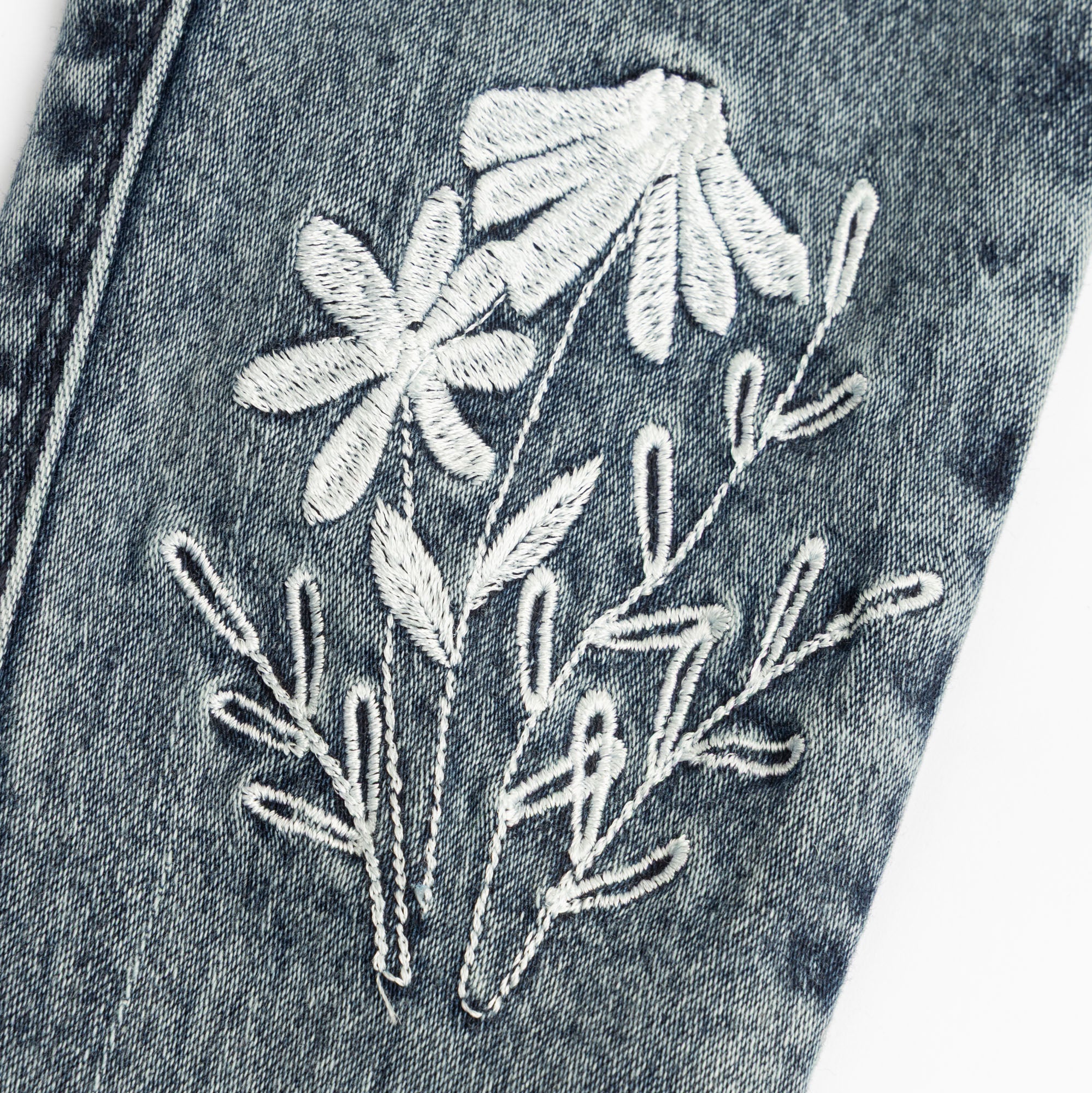 GIRLS JEANS EMBROIDED