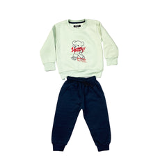 Funky Flocks FLEES TRACK SUIT L-GREEN 3-4