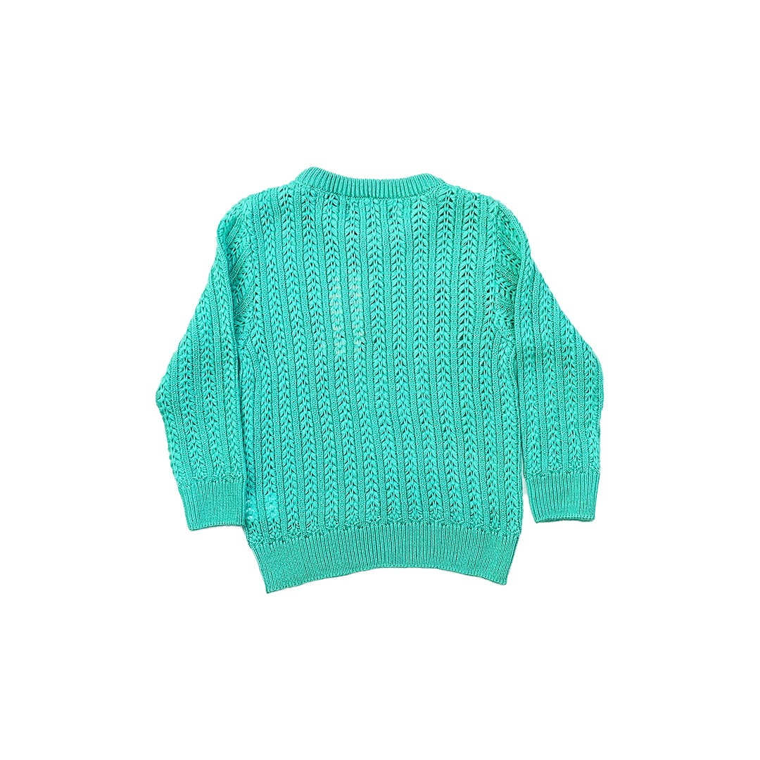 Funky Flocks SEA GREEN SWEATER