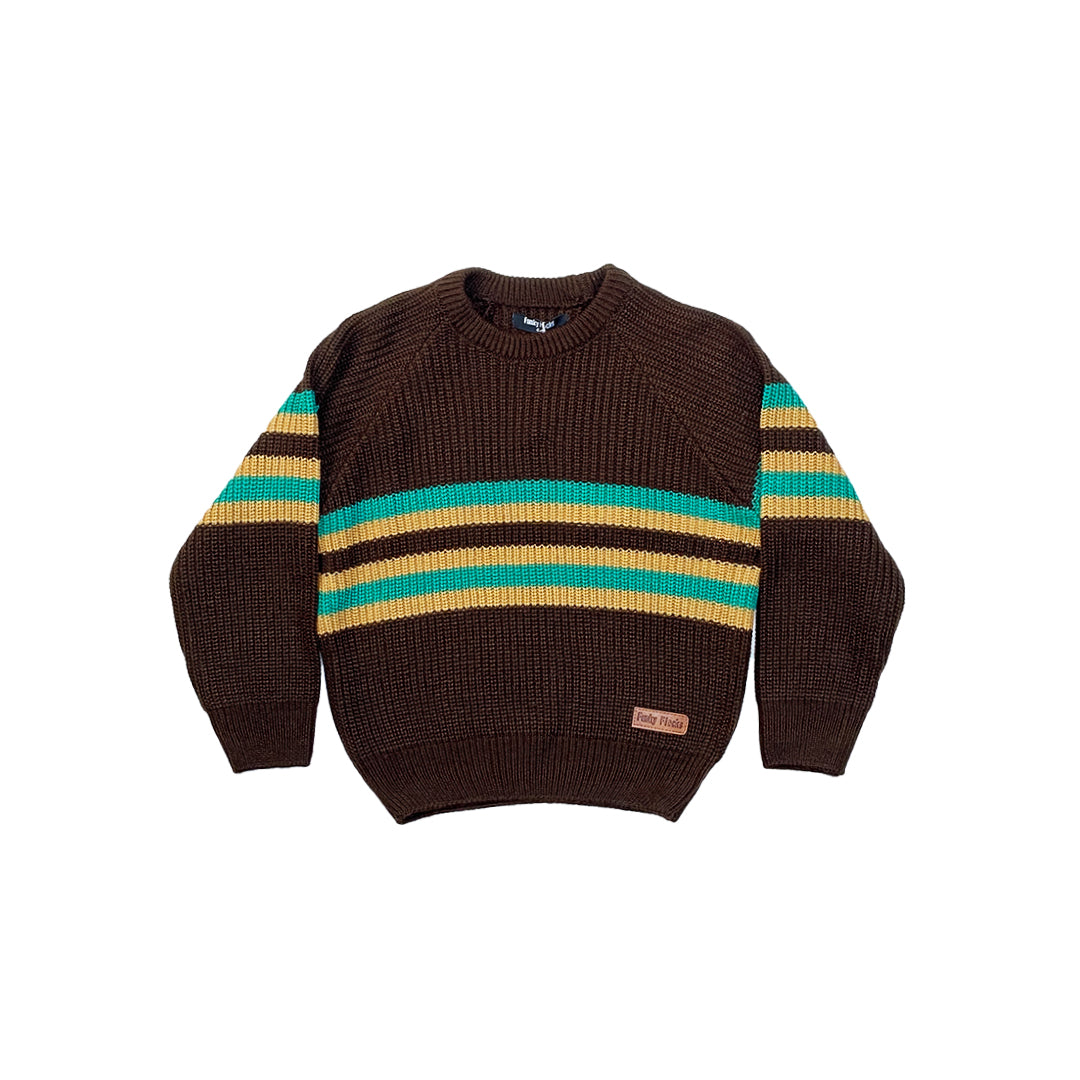 Funky Flocks BROWN SWEATER