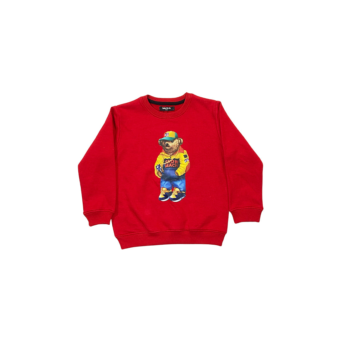 Funky Flocks SWEAT SHIRT SNOW BEACH