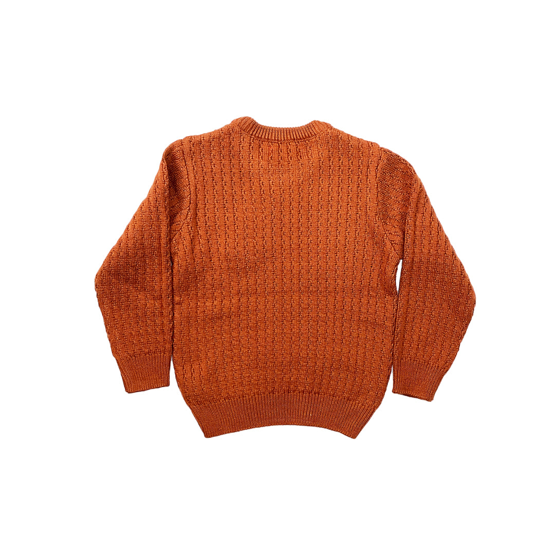Funky Flocks SIMPLE RUST SWEATER